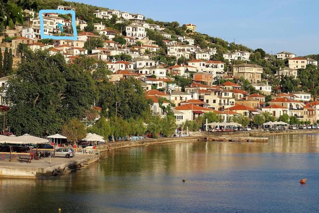Villa Mesonisi Με Υπέροχη Θέα Στον Παγασητικό!! Áfissos Exterior foto