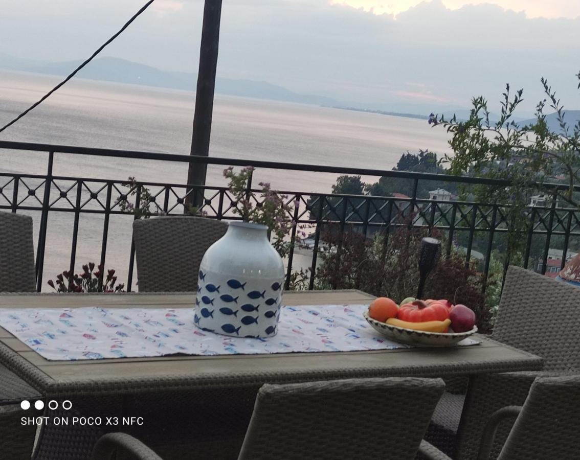 Villa Mesonisi Με Υπέροχη Θέα Στον Παγασητικό!! Áfissos Exterior foto